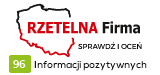 Rzetelna Firma: sprawdź i oceń. Aktywny baner z liczbą informacji pozytywnych